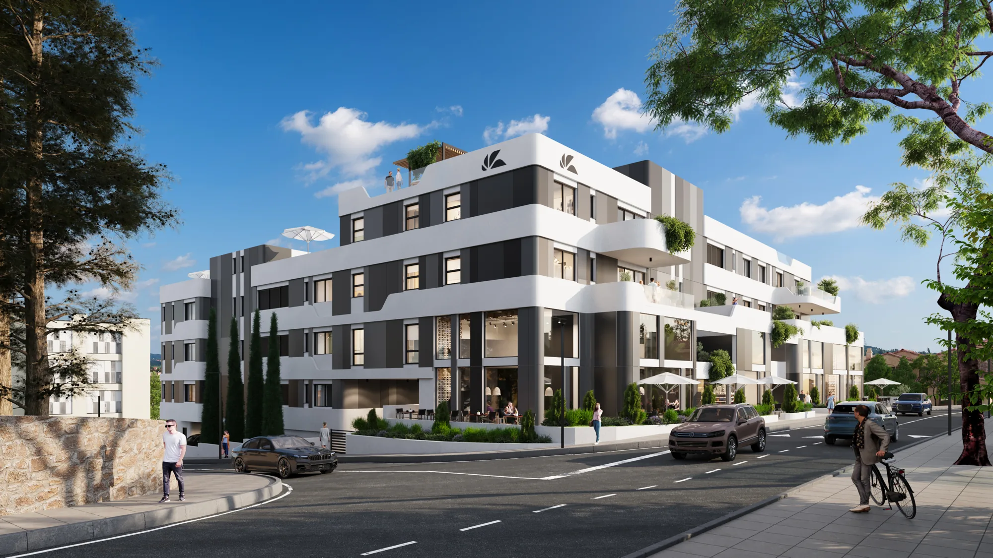 Shops in a new residential complex in Agios Athanasios - 2