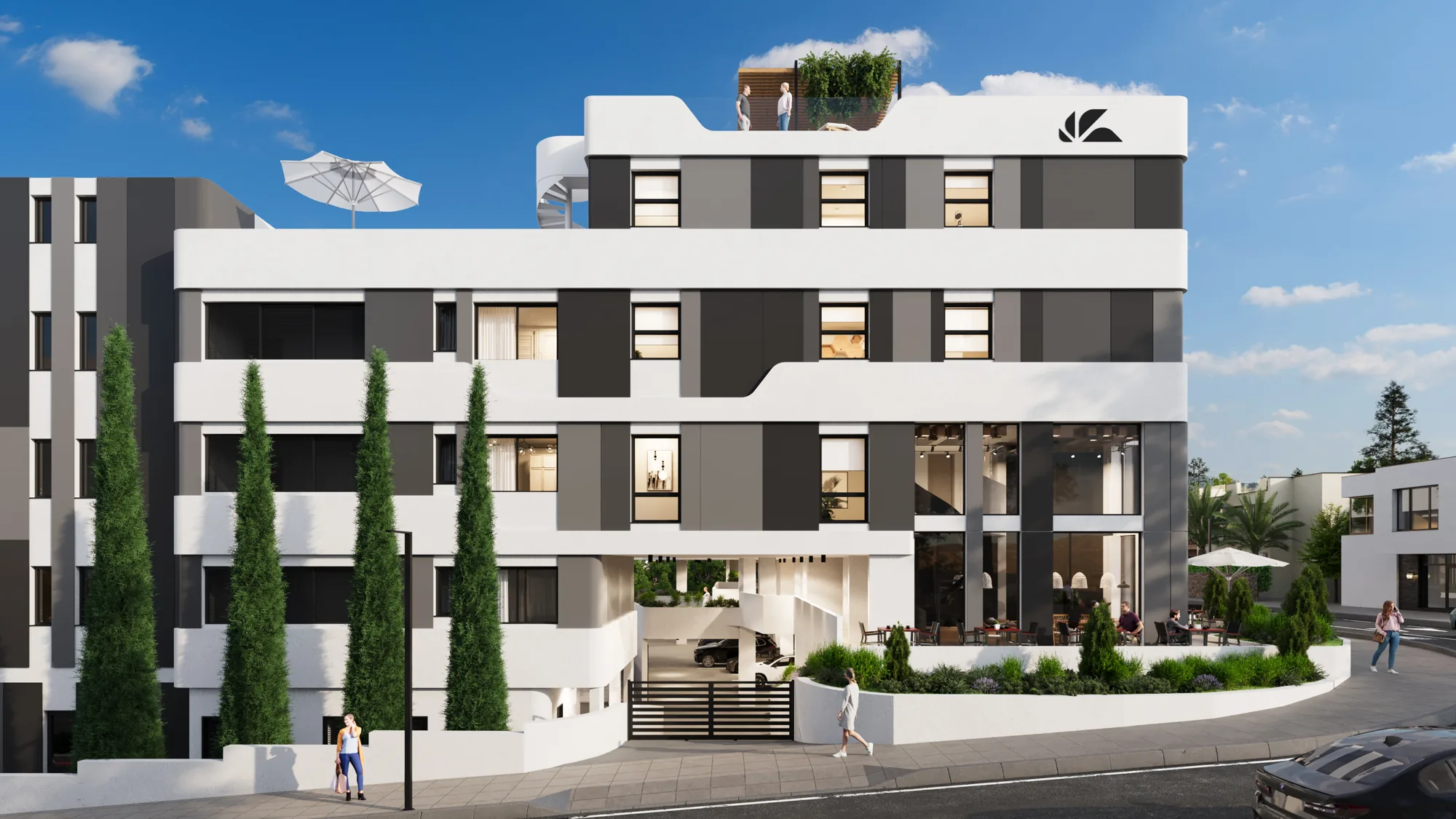 Shops in a new residential complex in Agios Athanasios - 3