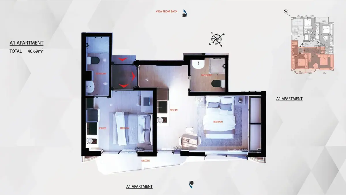 Apartment 41 m² in Athens - 4