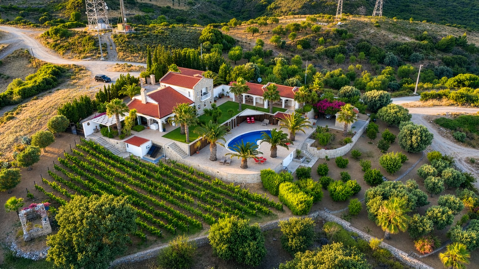 Vineyard estate in Datça