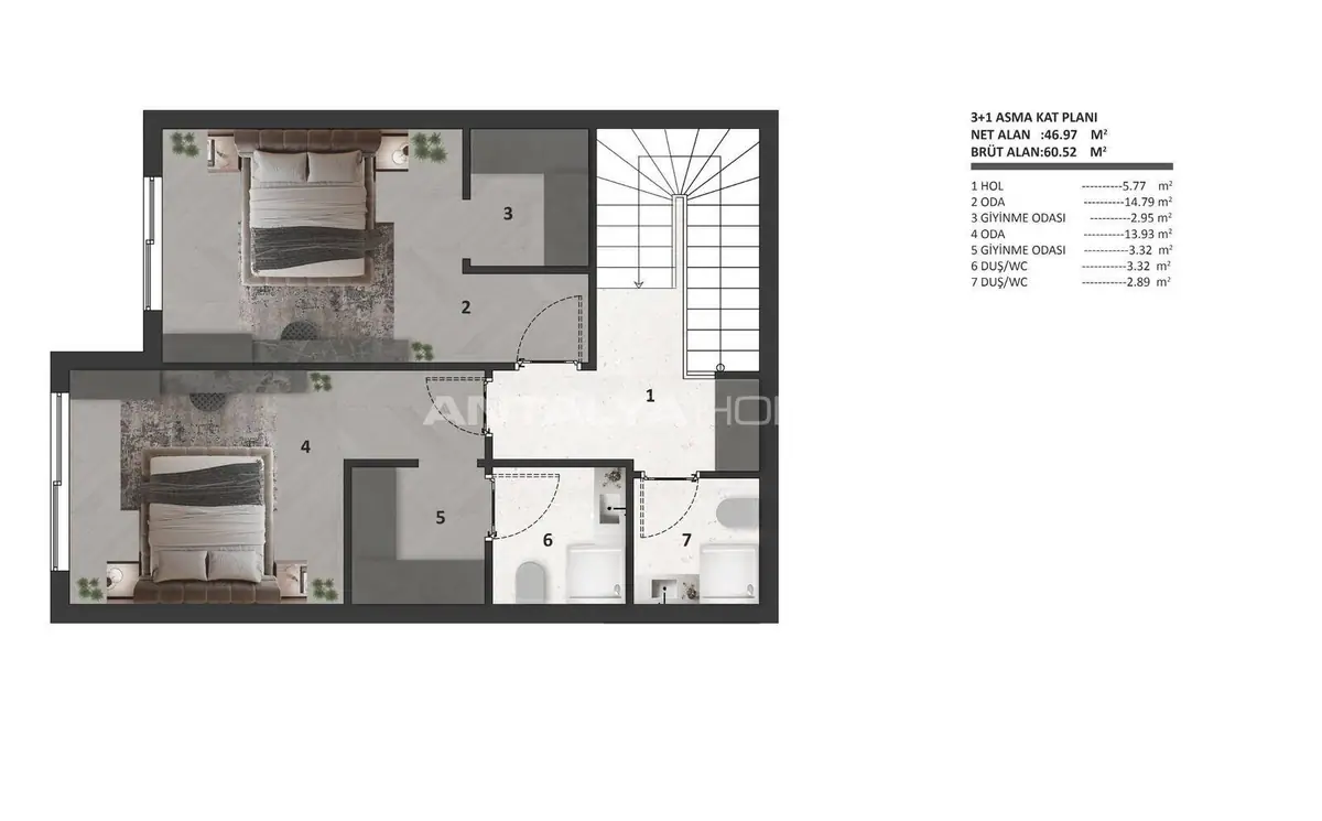 Apartment 53 m² in Antalya - 5