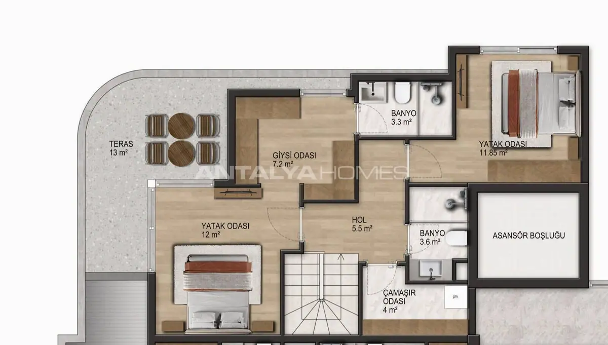 Apartment 80 m² in Antalya - 8