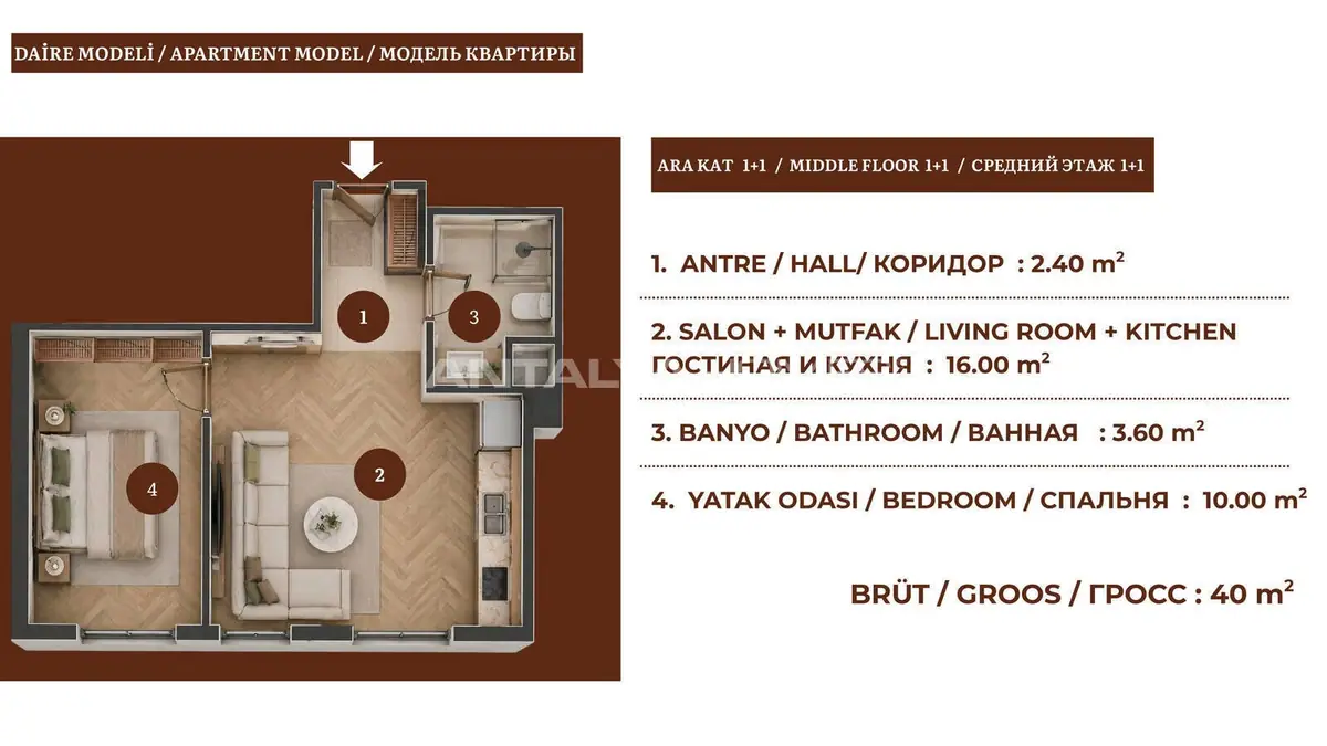 Villa 41 m² in Antalya - 9