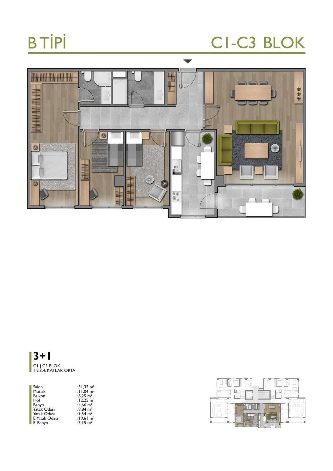 Квартира 165 м² в Стамбуле - 7