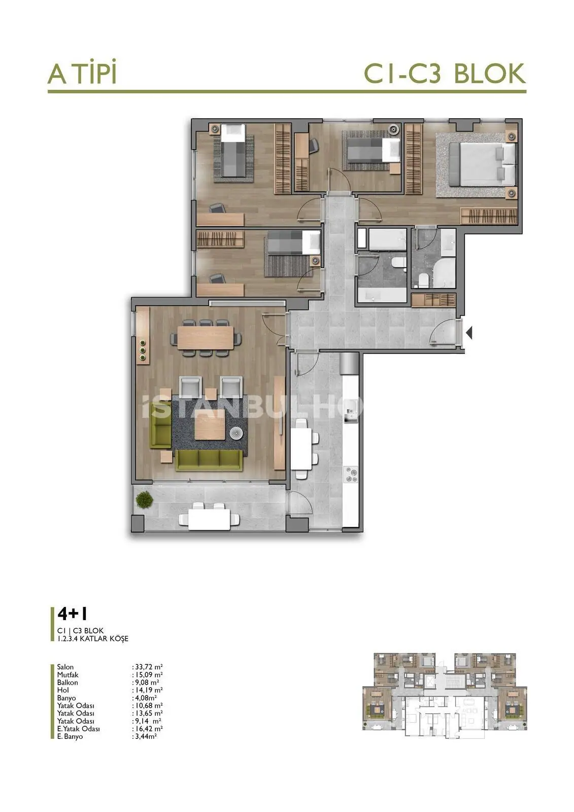 Квартира 165 м² в Стамбуле - 9