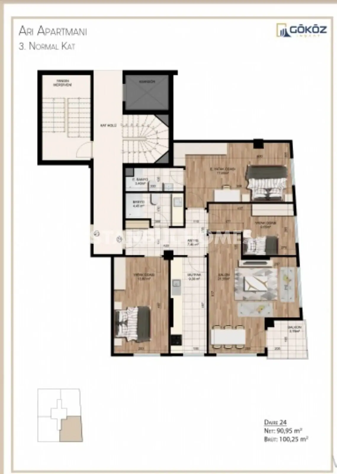 Apartment in Istanbul - 3